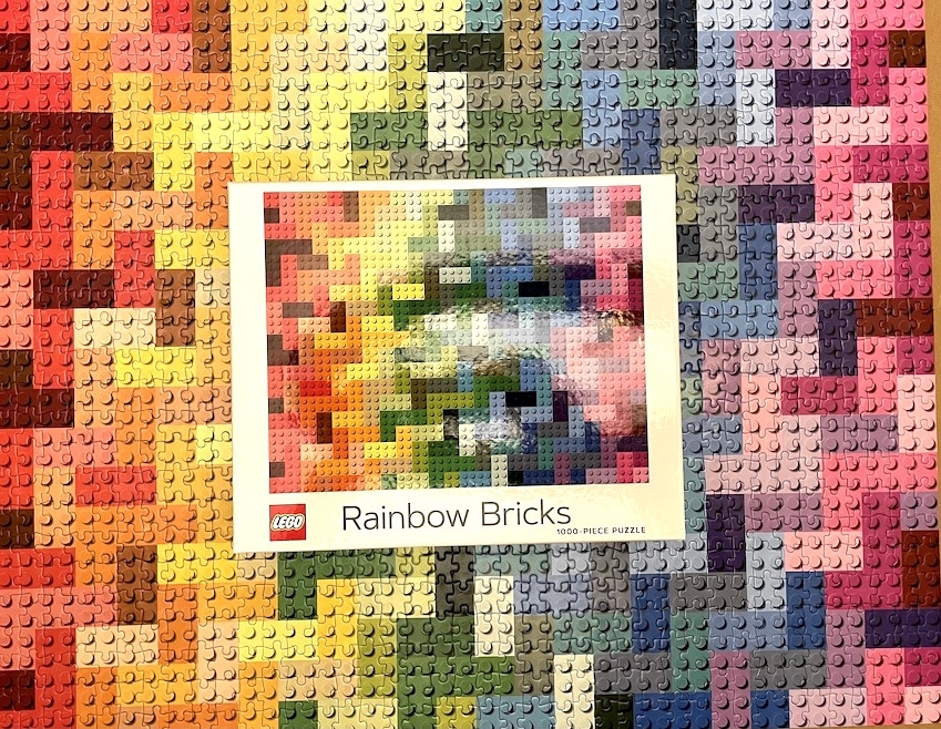 Chronicle Books Lego Rainbow Bricks Puzzle