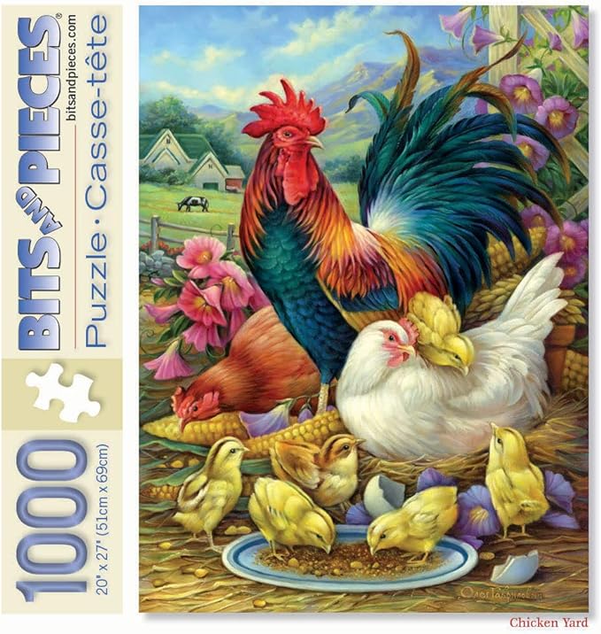 Chicken Yard by Bits and Pieces jigsaw puzzle