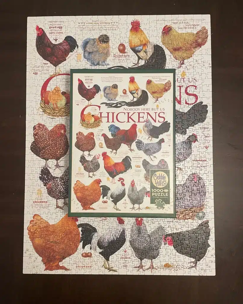 Chicken Quotes by Cobble Hill  jigsaw puzzle