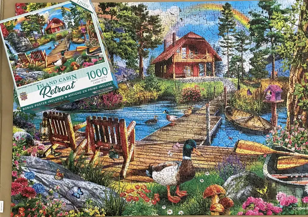 MasterPieces Island Cabin Retreat 1000 Piece Jigsaw Puzzle